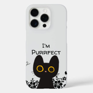 Ich bin perfekte süße schwarze Katze iPhone 16 Pro Hülle