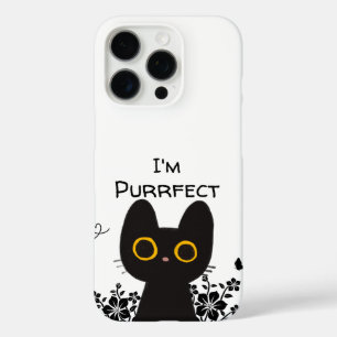 Ich bin perfekte süße schwarze Katze iPhone 16 Pro Hülle