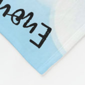 Ich BIN Personalisierte Affirmations Blanket Fleecedecke (Ecke)