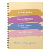 Ich bin Personalisierte Bibelverse Notizblock (Vorderseite)