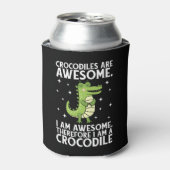 Ich bin Phantastisch Crocodile Funny Crocodiles Li Dosenkühler (Kanne Vorderseite)