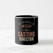 Ich bin Phantastisch, dass ich ein Casting Directo Zweifarbige Tasse (Mittel)