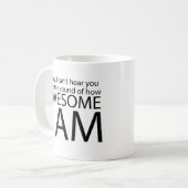 Ich bin phantastisch kaffeetasse (Vorderseite Links)