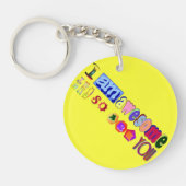 Ich bin Phantastisch Schlüsselanhänger (Vorderseite)