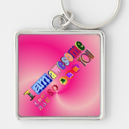 Ich bin Phantastisch Schlüsselanhänger (Vorne)