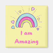 Ich bin Phantastisch Square Magnet (Vorne)