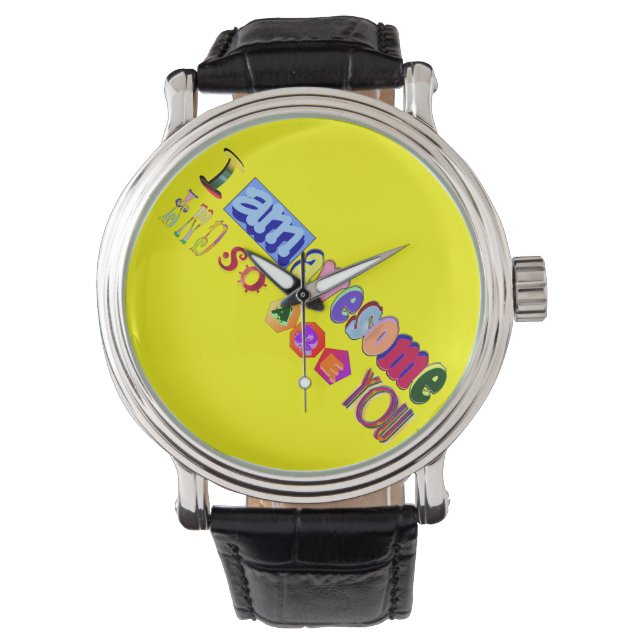 Ich bin Phantastisch Time Piece Armbanduhr (Vorderseite)