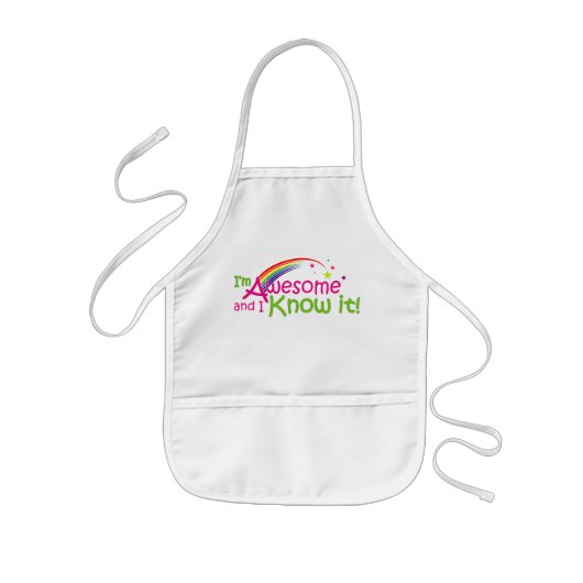 Ich bin Phantastisch und weiß es! Kinderschürze (Vorne)
