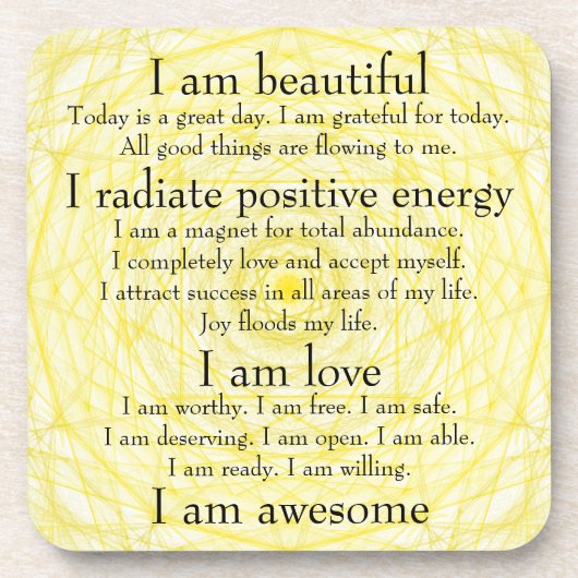 Ich bin phantastisch Untersetzer (Vorderseite)