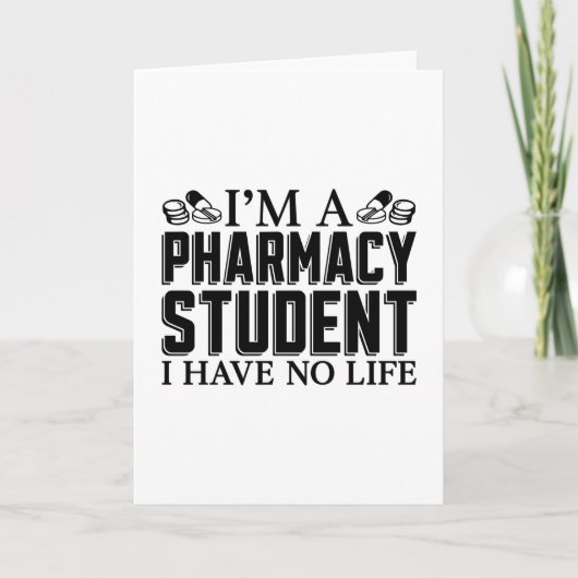 Ich bin Pharmacy Student Tech Technician Pharmacis Karte (Vorderseite)