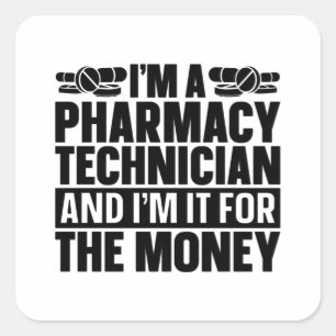 Ich bin Pharmazeutischer Technischer Chemiker und Quadratischer Aufkleber