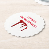 Ich bin phlebotomisiert worden! untersetzer (angewinkelt)