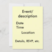 Ich bin Pho Real Einladung (Rückseite)