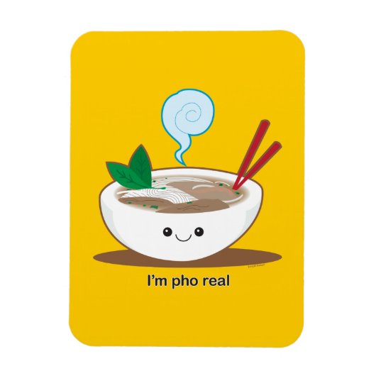 Ich bin Pho Real Magnet (Vertikal)