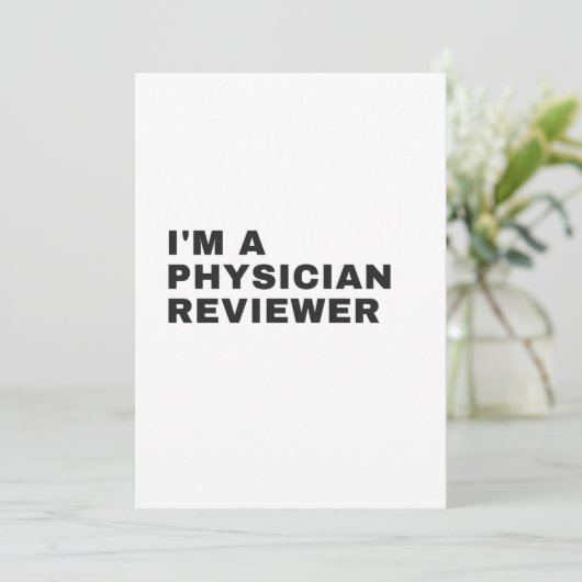 ICH BIN PHYSIKER DANKESKARTE (Stehend Vorderseite)