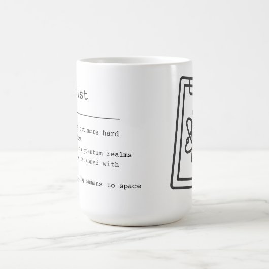 Ich bin Physikerin Kaffeetasse (Mittel)