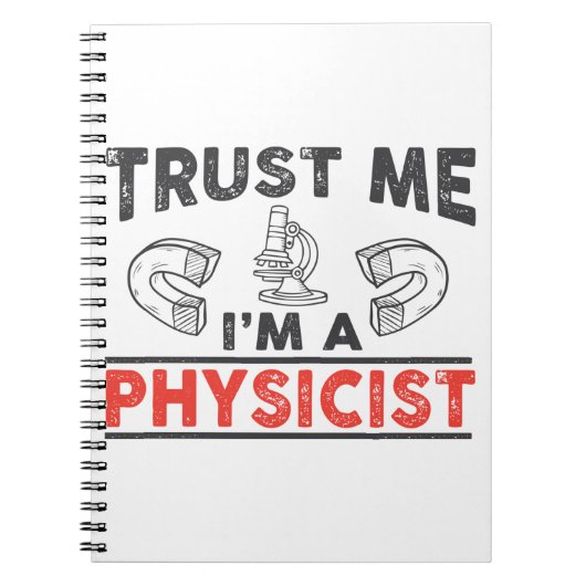 Ich bin Physikerin Notizblock (Vorderseite)
