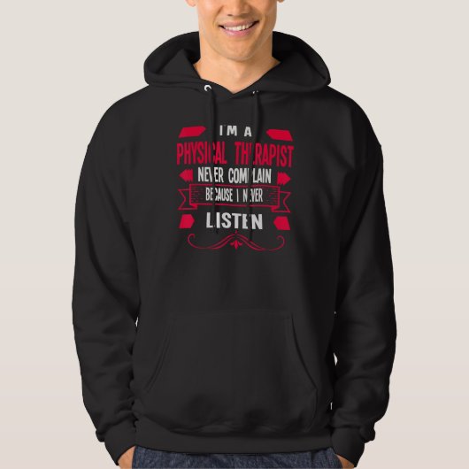 Ich bin Physiotherapeutin 2 Hoodie (Vorderseite)