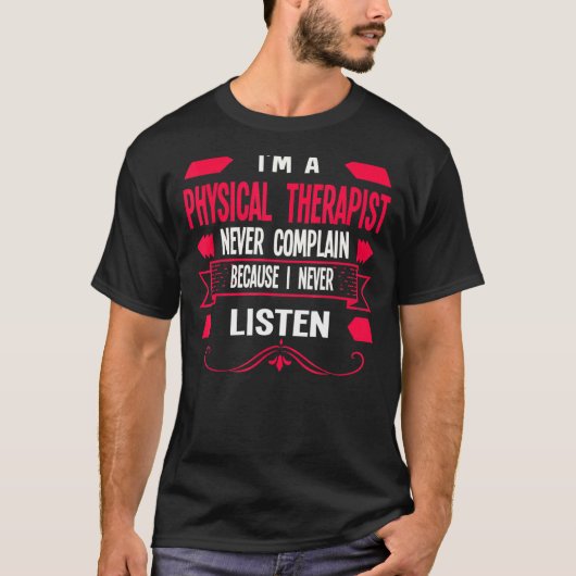 Ich bin Physiotherapeutin 2 T-Shirt (Vorderseite)