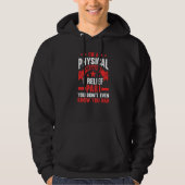 Ich bin Physiotherapeutin und ich bin Schmerzhilfe Hoodie (Vorderseite)