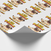Ich bin Pibble wasch meinen Bauch Geschenkpapier (Ecke)