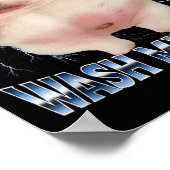 Ich bin Pibble, wasche meinen Bauch, lustiger Hund Poster (Ecke)