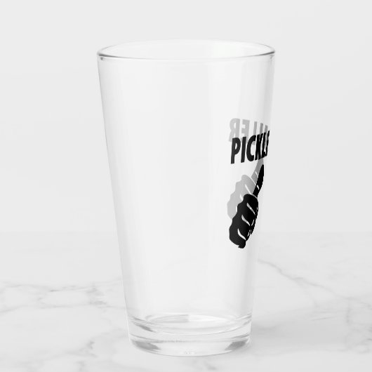 Ich bin Pickleballer Glas (Rechts)