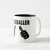 Ich bin Pickleballer Zweifarbige Tasse (VorderseiteRechts)