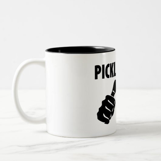 Ich bin Pickleballer Zweifarbige Tasse (Links)