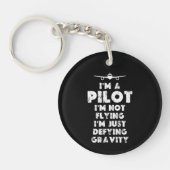 Ich bin Pilot Funny Schlüsselanhänger (Vorderseite)