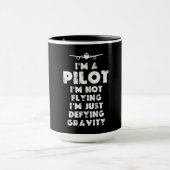 Ich bin Pilot Funny Tasse (Zentrum)