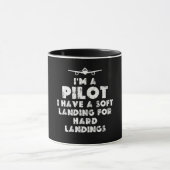 Ich bin Pilot Funny Tasse (Zentrum)