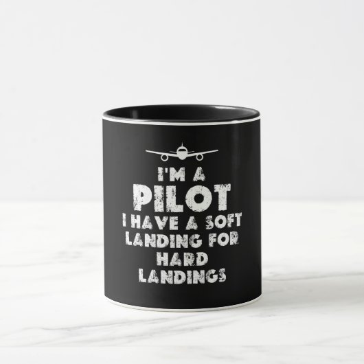 Ich bin Pilot Funny Tasse (Zentrum)