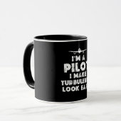 Ich bin Pilot Funny Tasse (Vorderseite Links)
