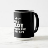 Ich bin Pilot Funny Tasse (VorderseiteRechts)