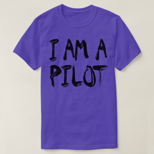 Ich bin PilotTShirt 1 T-Shirt (Design vorne)