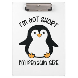 Ich bin Pinguin-Größe, Kurzer Tag der Mädchenbewer Klemmbrett