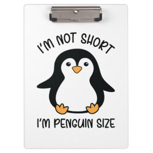 Ich bin Pinguin-Größe, Kurzer Tag der Mädchenbewer Klemmbrett