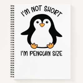 Ich bin Pinguin-Größe, Kurzer Tag der Mädchenbewer Notizblock