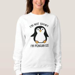 Ich bin Pinguin-Größe, Kurzer Tag der Mädchenbewer Sweatshirt