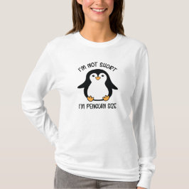 Ich bin Pinguin-Größe, Kurzer Tag der Mädchenbewer T-Shirt