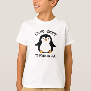Ich bin Pinguin-Größe, Kurzer Tag der Mädchenbewer T-Shirt