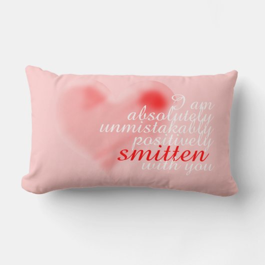 Ich bin (pink) lendenkissen (Vorderseite)