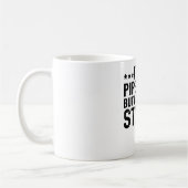 Ich bin Pipefitter, aber ich kann den Dummkopf nic Kaffeetasse (Links)