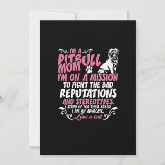 Ich bin Pitbull-Mama Feiertagskarte