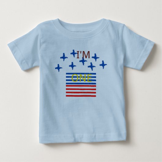 Ich bin Pluse One Baby T - Shirt (Vorderseite)
