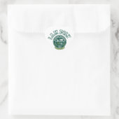 Ich bin POLY Classic Herz Aufkleber (Tasche)