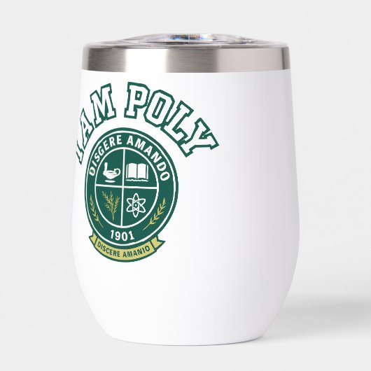 Ich bin POLY Thermotasse für Wein (Vorderseite)