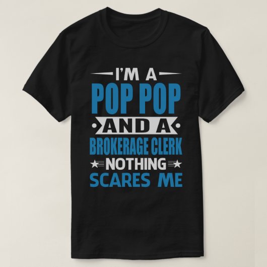 Ich bin POP POP und Maklerangestellter, keine Sorg T-Shirt (Design vorne)