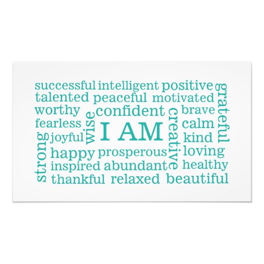 Ich bin positiv fotodruck (Vorne)